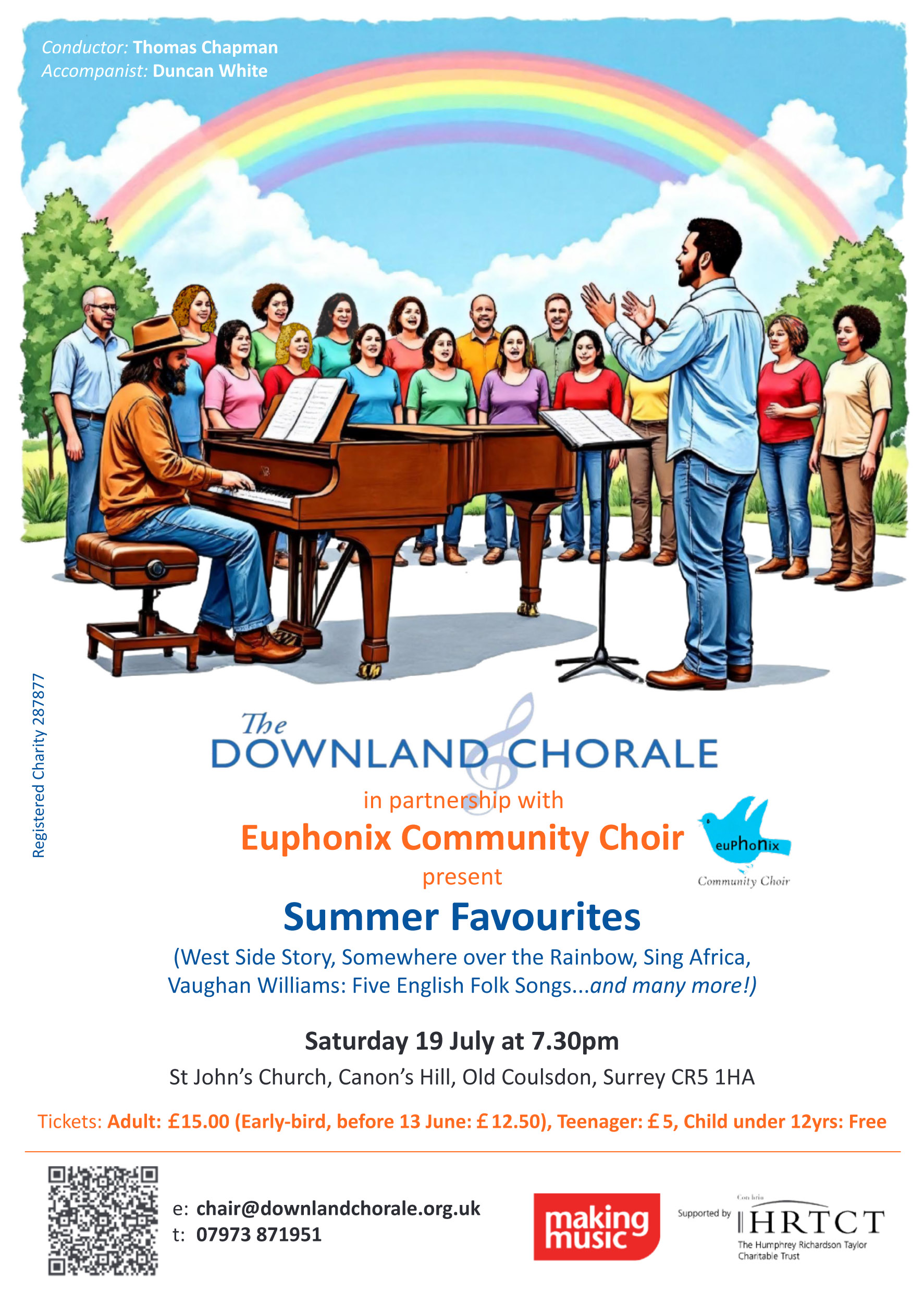 Summer Concert with Euphonix Community Choir in Coulsdon