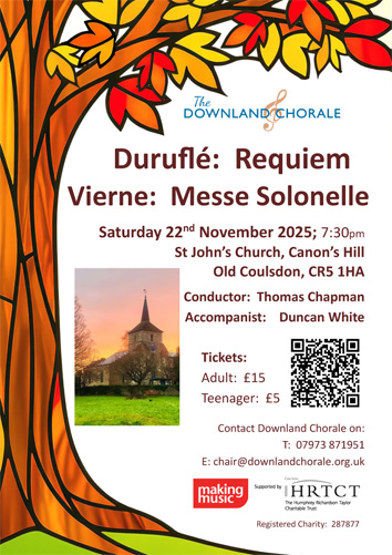 November Concert - booking now!